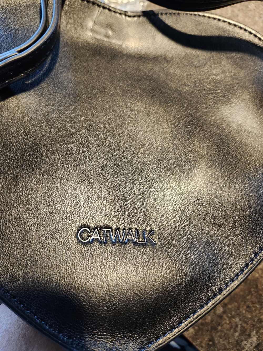 Catwalk Black Heart Crossbody Bag - Picture 4 of 4